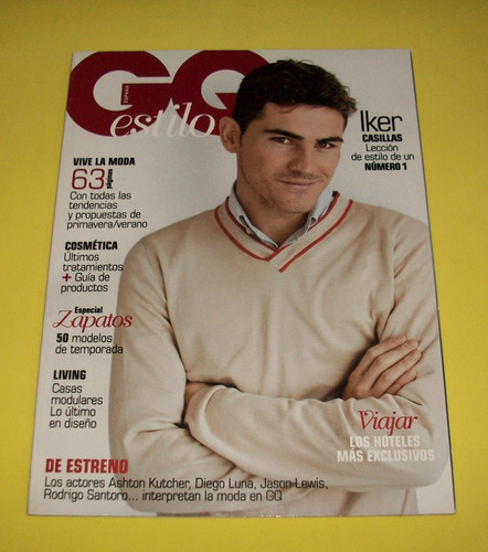Iker Casillas Revista Gq España Charlie Hunnam Ashton Kutche