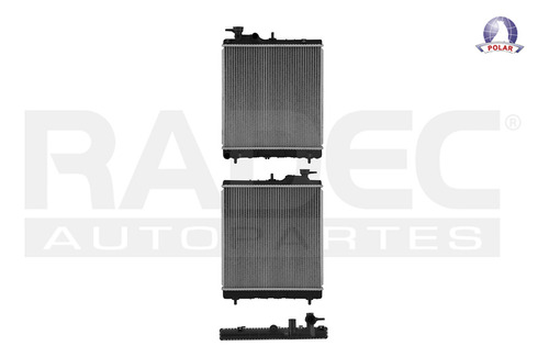 Radiador Atos 05-12 S/aire Ac Std 16x15 3/5x16mm Aluminio
