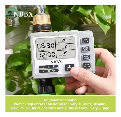 Temporizador De Riego Nbbx 6811g Gris