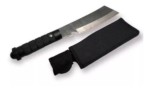 Cuchillo Hacha de cocina Kobe con mango de madera