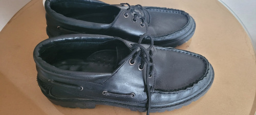 Mocasines Negros Cuero.goshik 38