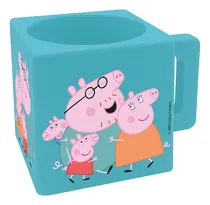 Comprar Taza Cuadrada Peppa Pig 290 Ml Para Microondas