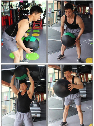 Imagen 6 de 6 de Medicine Ball 8 Kg Funcional Fitnes Crossfit Bien Reforzada!