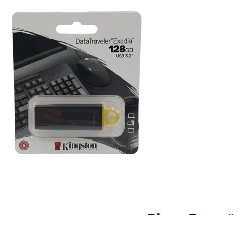 Imagen 3 de 4 de Pendrive Kingston Exodia 128gb Usb 3.2