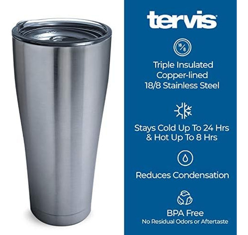 Tervis Kelly Ventura Drift Vaso Aislado De Triple Pared, 30