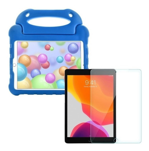 Combo Vidrio Templado + Funda Protectora Tablet iPad 2/3/4