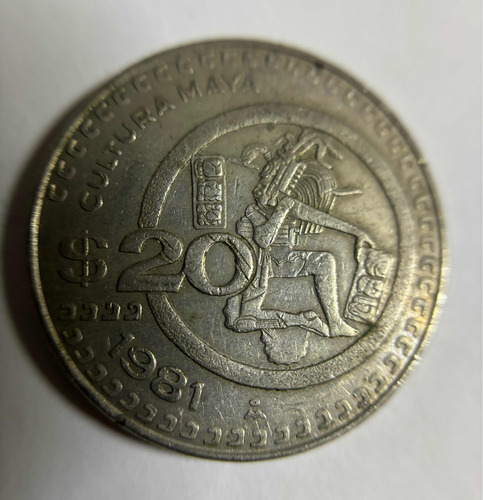Moneda Mexico 20 Pesos 1981 Envio Gratis