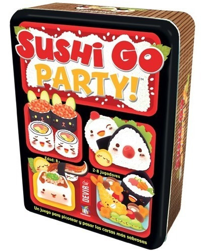 Juego De Mesa Sushi Go Party ! Cartas Devir Original Español