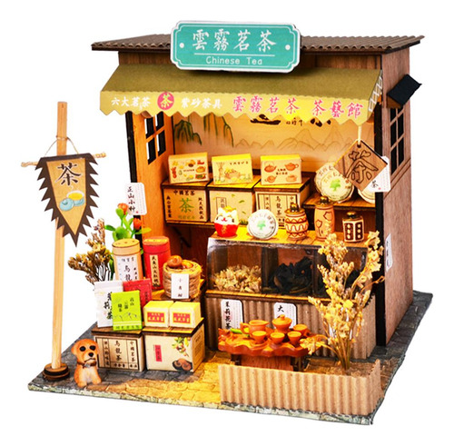 1/24 Kits De En Miniatura De Para Bricolaje Té Antigua Con