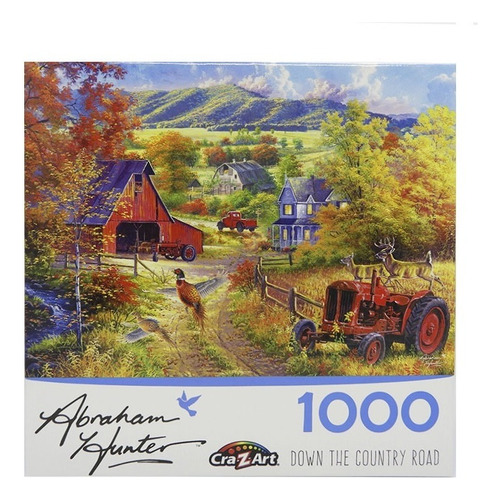 Puzzle 1000 Abraham Hunter Down The Country Road 23380 Ef