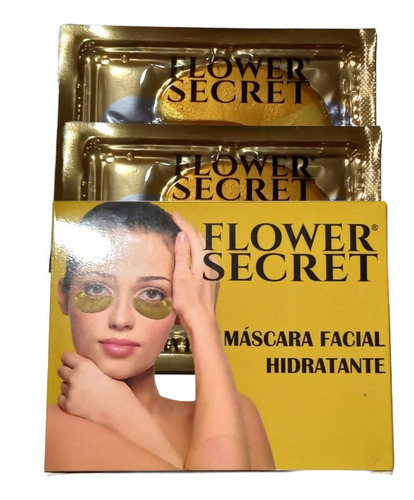 Mascarilla De Colageno Para Ojeras Flower Secret 30pares