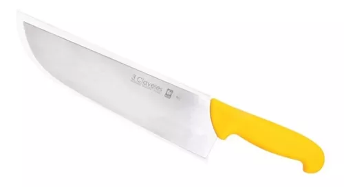 Cuchillo Carnicero De 20 Cms Mango Amarillo 01384 3 Claveles – Jupix Chile