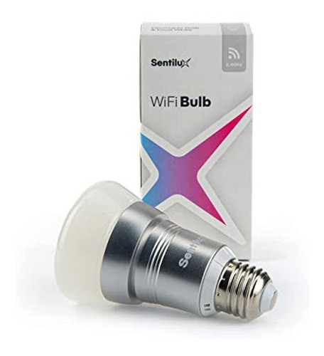 Sentilux Wifi Bombilla De Luz Led Inteligente, E26, Rgb Regu