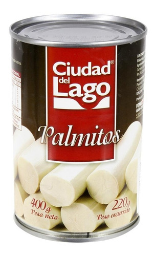 Palmitos Enteros Ciudad Del Lago 400 Gr Pack X 12 Unidades