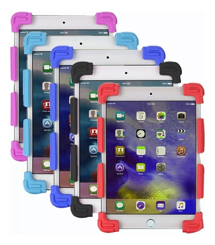 Funda De Silicona Para Tablets Ajustable 9 10 10.1 Pulgadas 