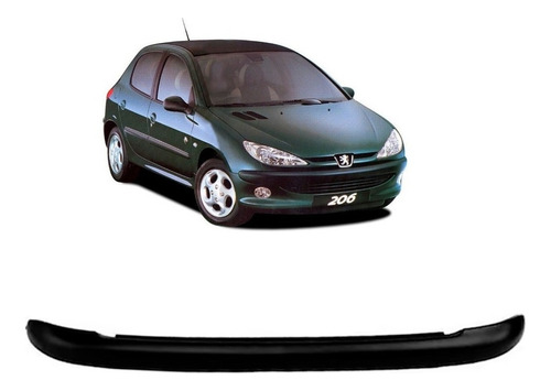 Moldura Parachoque Trasero Para Peugeot 206 1.6 1999 2008