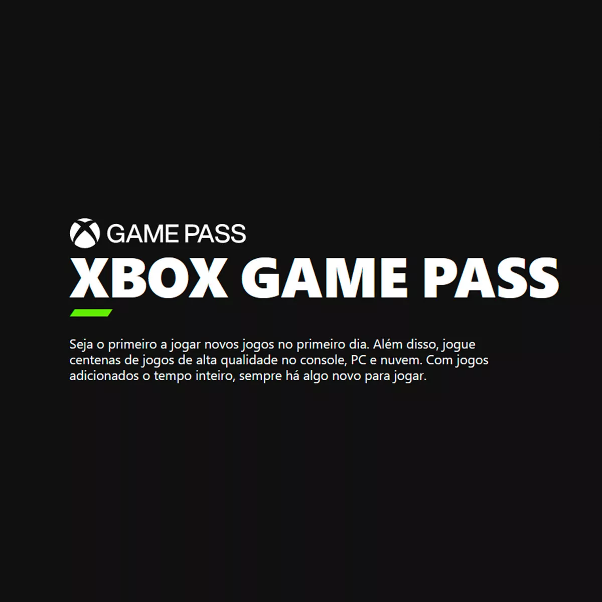 Xbox Game Pass Ultimate 1 Mês - 25 Dígitos - Escorrega o Preço