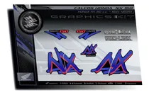 Comprar Calcos Honda Nx 150 Negra - Laminadas - Insignia Calcos