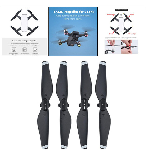 Para Lâmina De Hélices De 4 Pacotes Compatível Com Dji