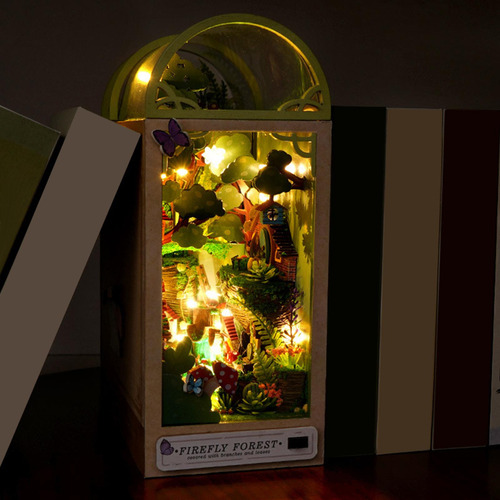 Kit De Miniatura De Quebra-cabeça 3d Booknook, Casa De