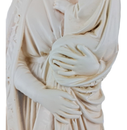 Imagem 7 de 7 de Imagem Escultura Nossa Senhora Da Sabedoria 40cm