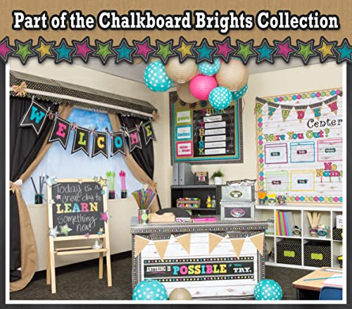 Teacher Created Resources Chalkboard Brights Bold Block Paqu