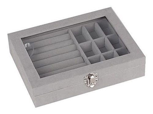 Caja De Almacenamiento De Joyas, Aretes, Anillos, Caja De Jo