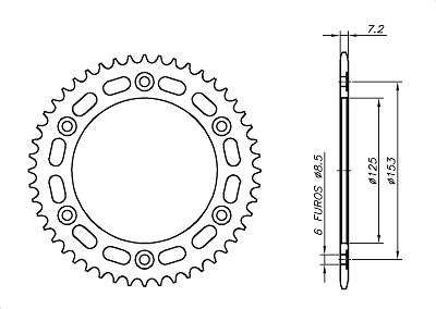 Kit Relação Honda Bros 160 Xre 190 Transmissão H04003xsf
