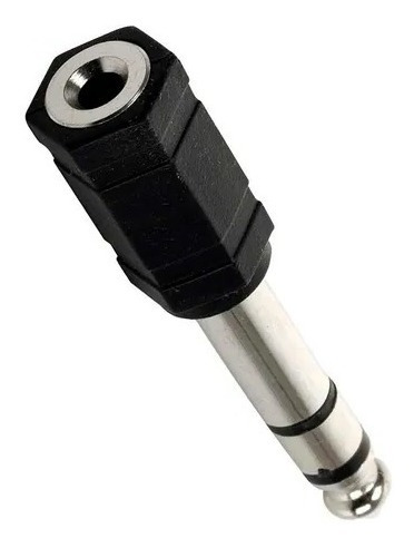 Imagen 3 de 10 de Adaptador Miniplug Hembra A Plug Stereo Macho