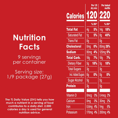Duncan Hines Keto Friendly Blueberry Muffin Mix, 8.5 Oz.