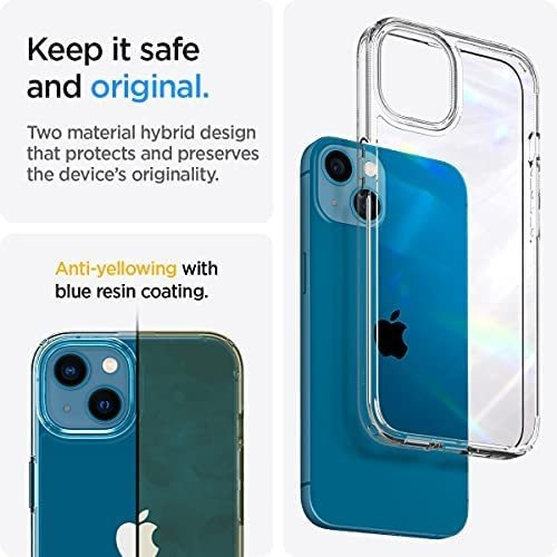 Capa Spigen Ultra Hybrid Para iPhone 13 - Transparente