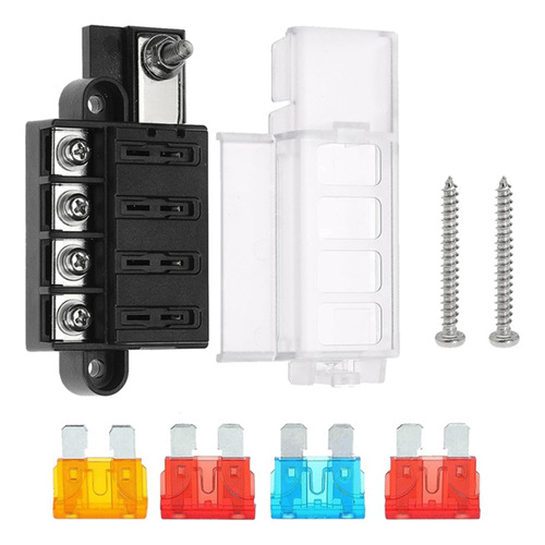 Bloque De Fusibles De 4 Circuitos Para St Blade 5045 Con Tap