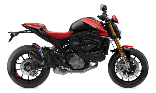 Forro Moto Broche + Ojillos Ducati Monster Sp 2020