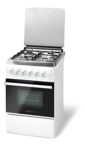 Cocina Smartlife De Acero Inox A Gas + Microondas Sl-ks5060g