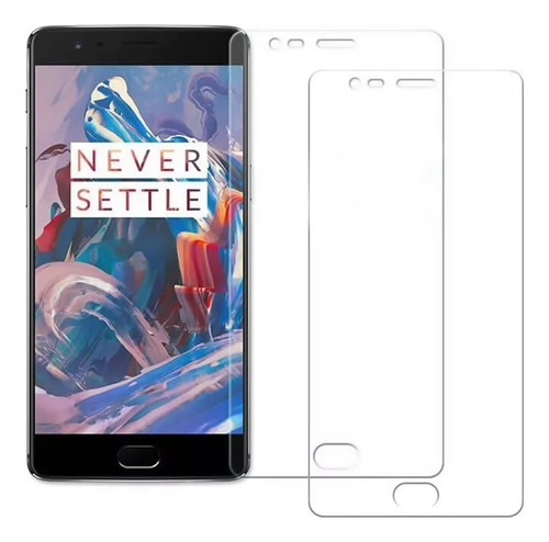 Oneplus 3t - X2 Vidrios Templado Protector Pantalla Completa