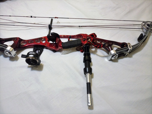 Imagem 9 de 9 de Arco De Caça Composto Hoyt Contender Xt 2000 Vermelho