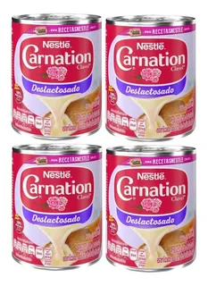 4 Leches Nestlé Carnation Clavel Deslactosadas 360g Cada Una