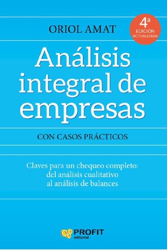 Libro - Analisis Integral De Empresas - Amat, Oriol