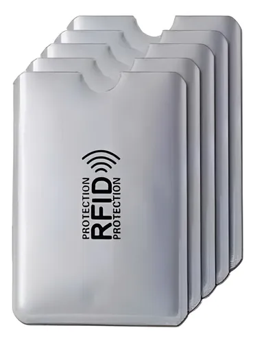 Protector Tarjeta Credito Debito Antirobo Rfid X 4 Und