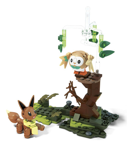 Mega Construx Pokemon Rowlet Vs. Eevee Building Set Construc