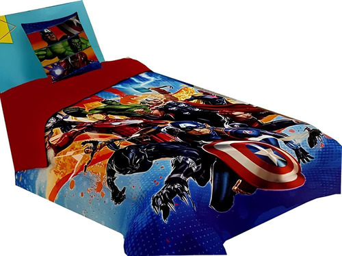 Cobertor Avengers Individual Borrega Providencia Serénity