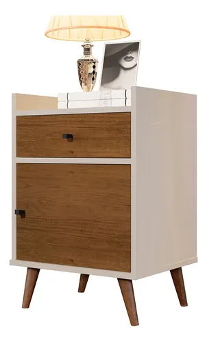 Velador Con Puerta Be Perla Caramelo - Be Design
