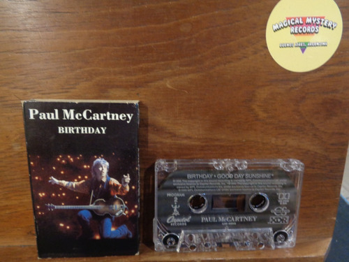 Beatles Paul Mccartney Birthday Unico Made In Usa Cassette R