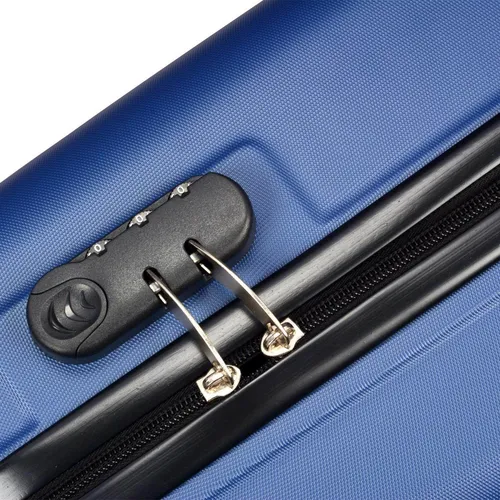 Maleta De Viaje Mediana Travel Elite Abs Sky 24 Pulgadas Color Azul