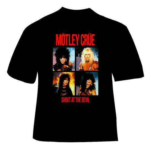 Polera Motley Crue - Ver 09 - Shout At The Devil