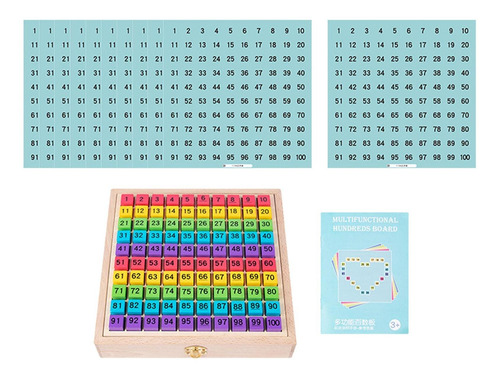 Juego De Mesa De Conteo De Cien Tableros De Matemáticas De