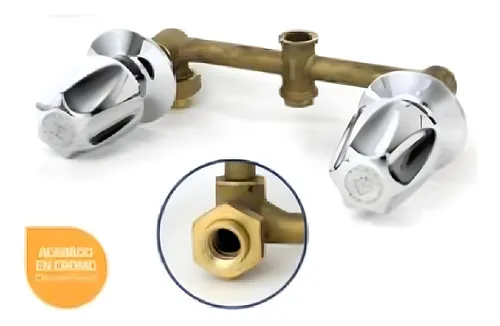 Llave Doble Para Ducha Griven