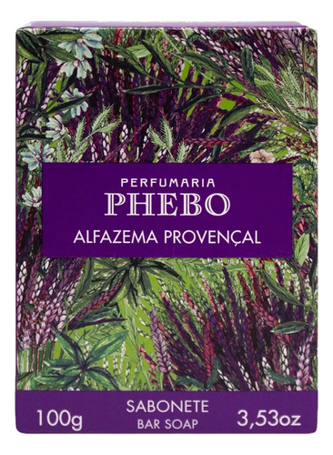 Kit C/12 Un Sabonete Em Barra Phebo Alfazema Provençal 100g
