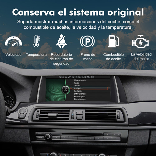 Dh1. Estéreo Para Bmw Series 5 F10 F11 520 528 530 535