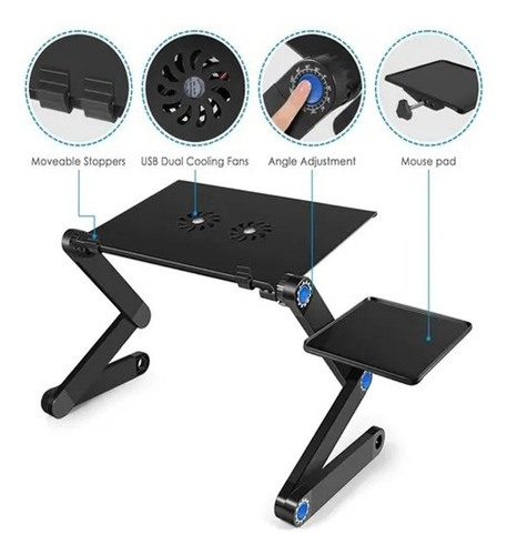 Soporte De Ordenador De Refrigeración Plegable De 17 Pulgada
